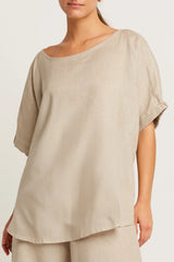 Planet Linen Fashion Top