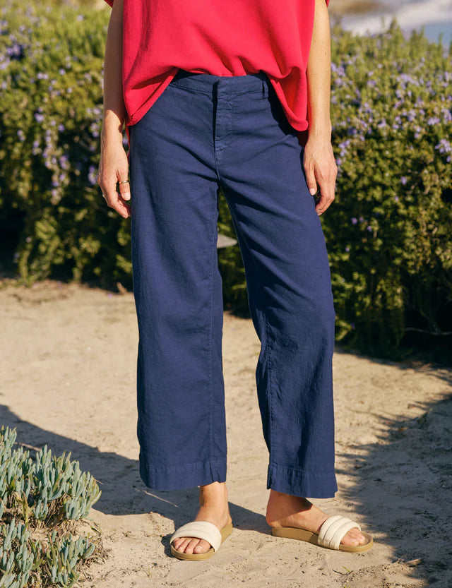 Frank & Eileen - Wexford Trouser - Summer Navy