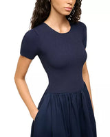 STAUD - Ysabel Dress - Navy