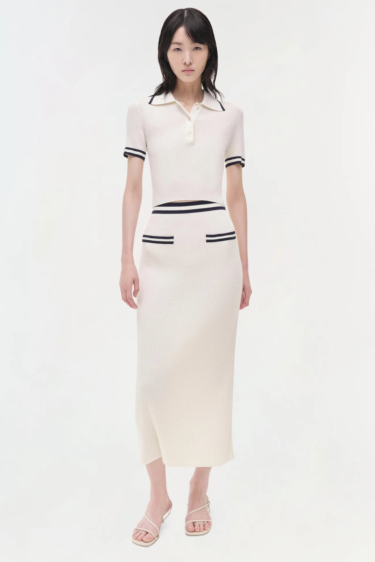 Simkhai Whitten short sleeve polo