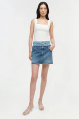 Simkhai Salix Double Waistband mini skirt