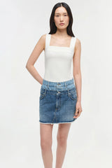 Simkhai Salix Double Waistband mini skirt