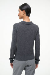 STAUD - Gemma Cashmere Sweater - Charcoal
