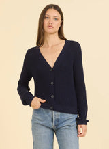 One Grey Day Raleigh Cardigan Navy