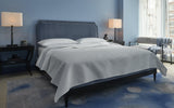 Matouk Basketweave Full/Queen Quilt - White