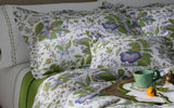 Matouk Pomegranate Linen Quilt - Lilac