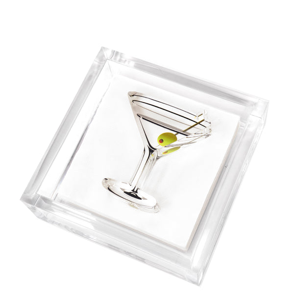 Tara Wilson Designs - Cocktail Napkin Holder - Martini