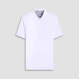 Bugatchi Three Button Solid Polo Shirt