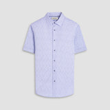 Bugatchi Ooohcotton miles ss shirt GF103F40 - Almond