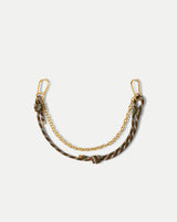Veronica Beard Paracord & Chain Bag Strap