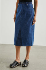 Rails - Highland Skirt - Indigo Patchwork