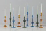 Spruce Glass Candlestick Pair - Medium