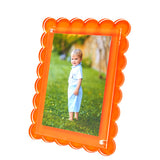 Tara Wilson Designs - Scallop Frame - Orange