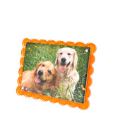 Tara Wilson Designs - Scallop Frame - Orange