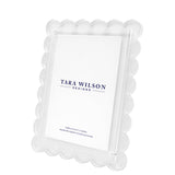 Tara Wilson Designs - Scallop Frame - White