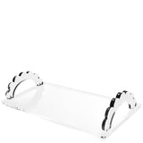 Tara Wilson Designs - Scallop Handle Photo Tray - Clear