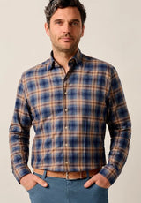 Johnnie O - Top Shelf Button Down Shirt - Angelos - Hazelnut