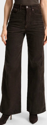Veronica Beard - Taylor Corduroy Wide-Leg Pant - Dark Umber