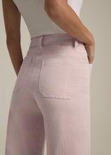 Favorite Daughter - Mischa High Rise Wide Leg Jeans - Pale Pink