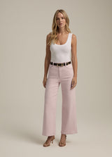 Favorite Daughter - Mischa High Rise Wide Leg Jeans - Pale Pink
