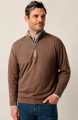 Johnnie O - Sully Quarter Zip - Grizzly