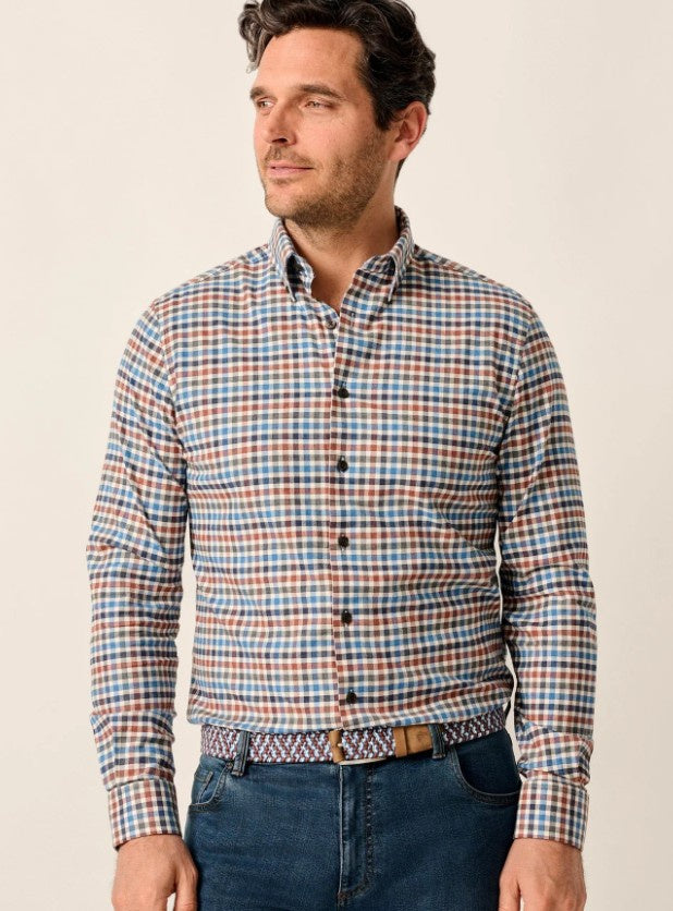 Johnnie O - Performance Flannel Button Down Shirt - Krause