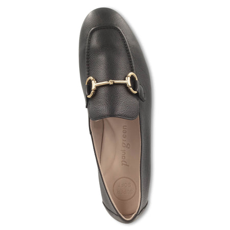 Paul Green - Daphne Flat - Black Leather