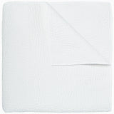 John Robshaw - Organic Hand Stitched Quilt - White - Full/Queen