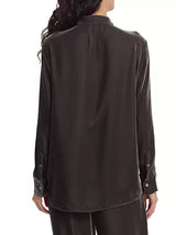 ATM - Velvet Boyfriend Shirt - Truffle Grey