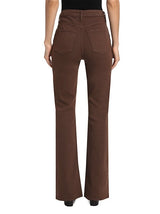 Derek Lam 10 Crosby - Harlow High Rise Flare Jean - Chocolate