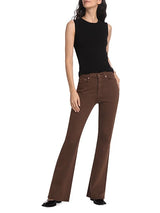 Derek Lam 10 Crosby - Harlow High Rise Flare Jean - Chocolate