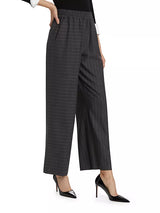 Alice + Olivia - Benny Baggy Pull Up Pant - Charcoal/White