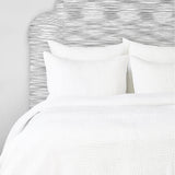 John Robshaw - Organic Hand Stitched Quilt - White - Full/Queen