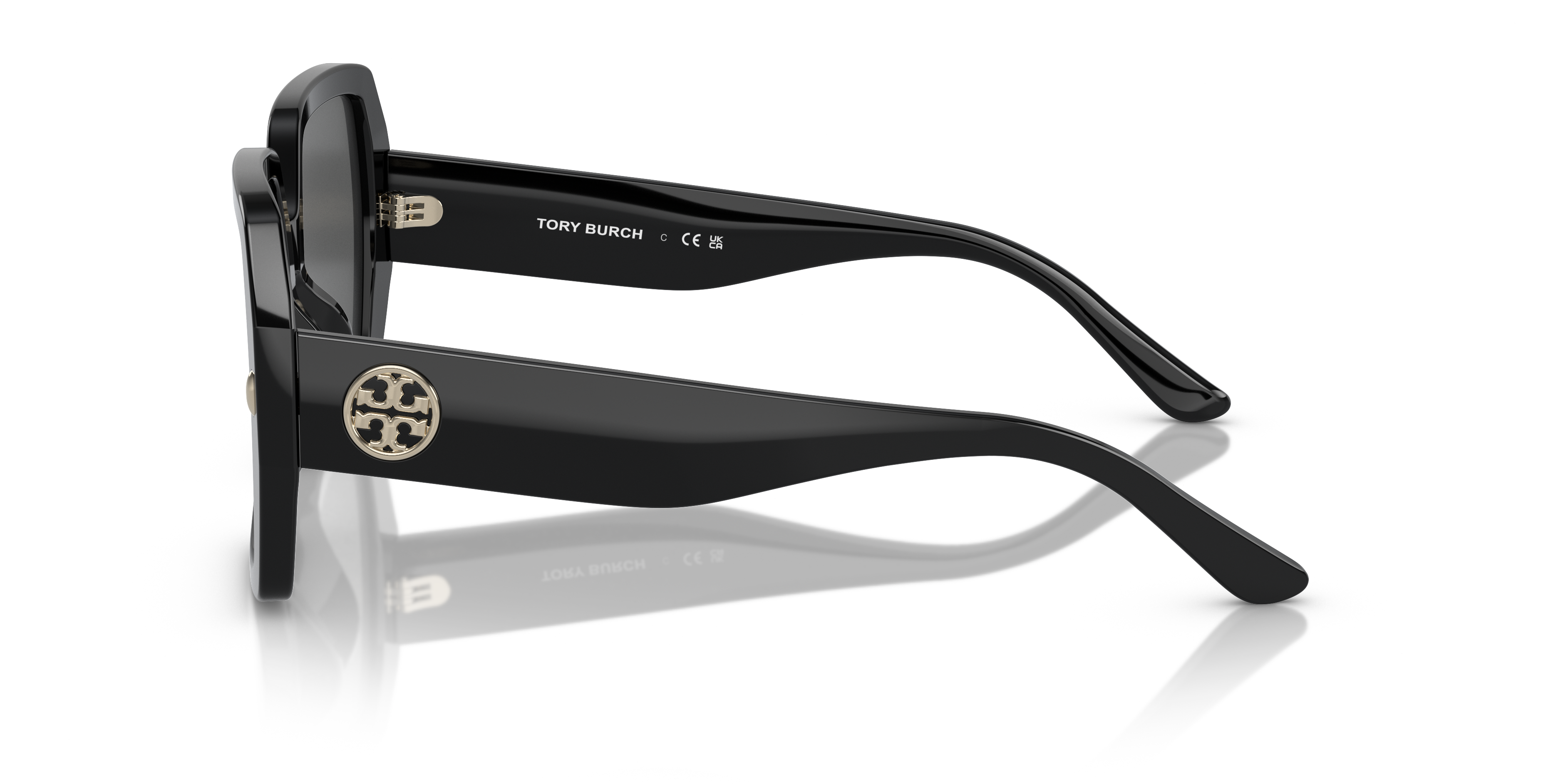 Tory Burch - 0TY7191U Sunglasses - Black w Light Grey Gradient