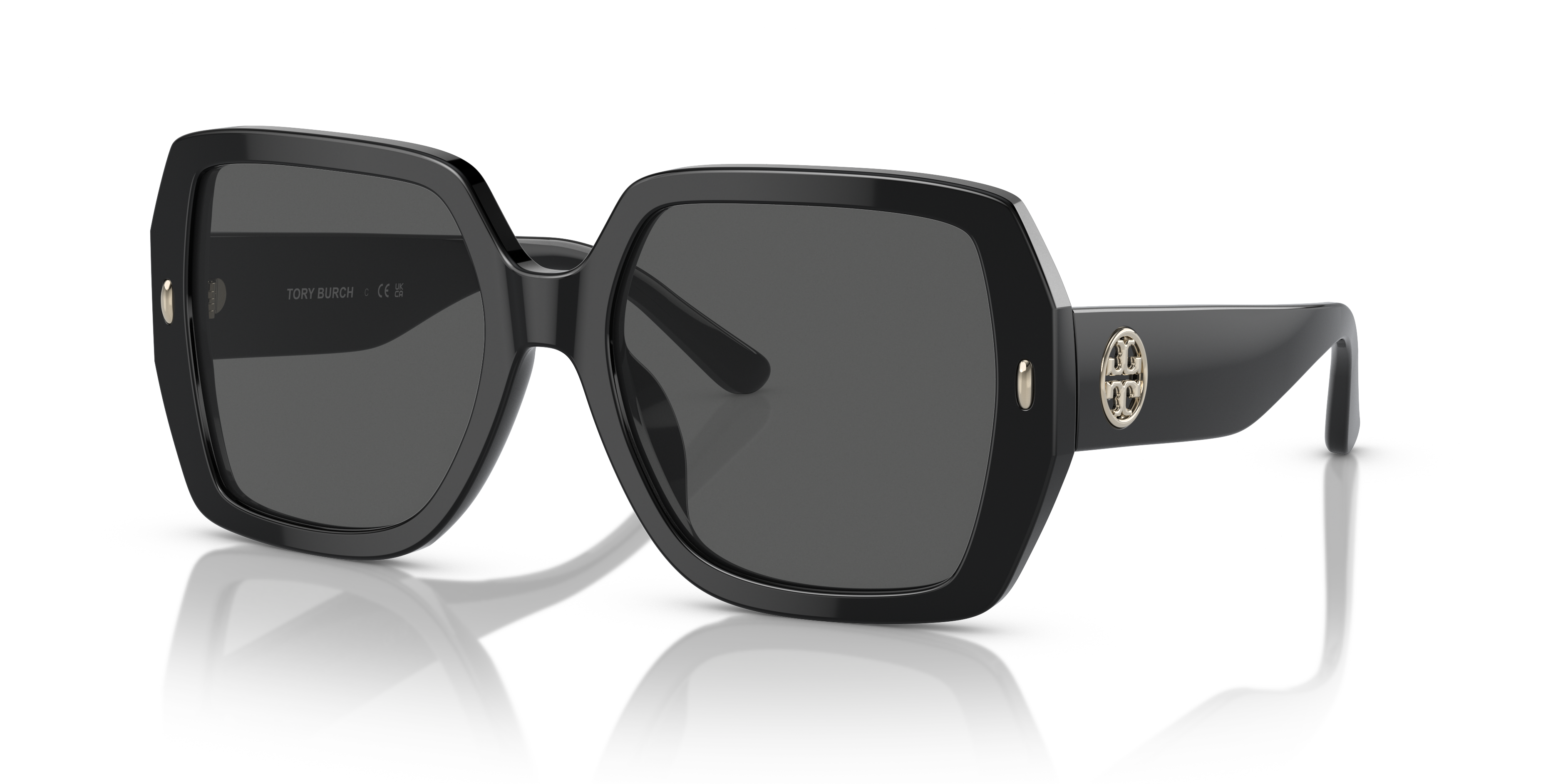 Tory Burch - 0TY7191U Sunglasses - Black w Light Grey Gradient