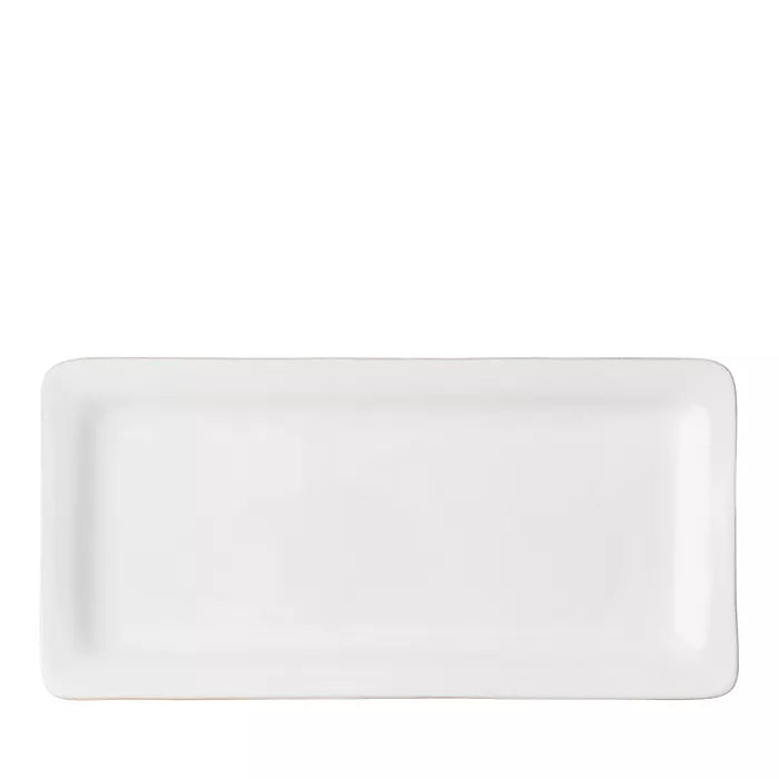 Juliska - Puro Rectangular Appetizer Platter - Whitewash