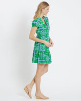 Jude Connally - Ginger Dress - Bamboo Lattice Shamrock