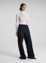 A.L.C - Jackson Snap Track Pant - Evening Blue