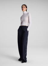 A.L.C - Jackson Snap Track Pant - Evening Blue