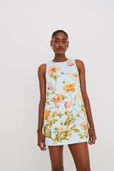 Cara Cara Mackenzie Dress in Lockwood Flora Sky