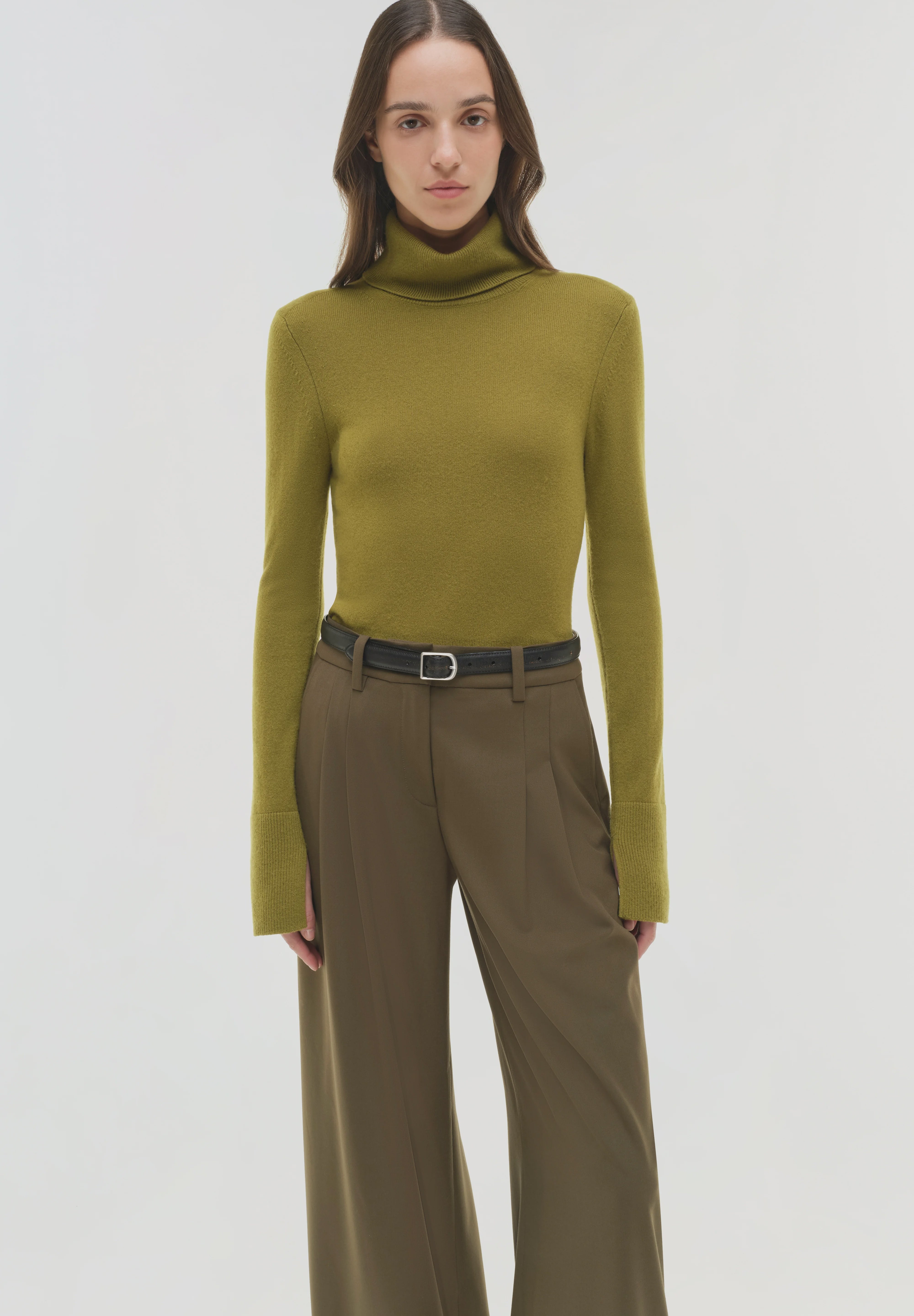 SIMKHAI - Fenwick - Cashmere Turtleneck - Pear