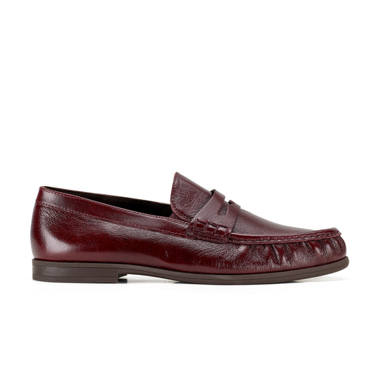Paul Green- Ferris Loafer- Bordo Glazed Leather