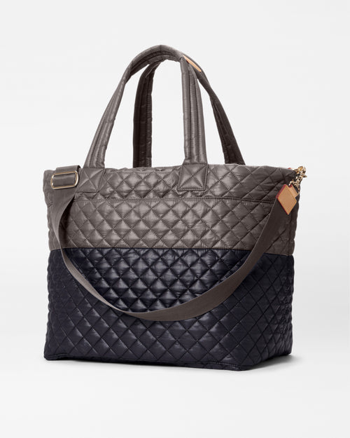 MZ Wallace - Large Metro Tote Deluxe - Black/Magnet