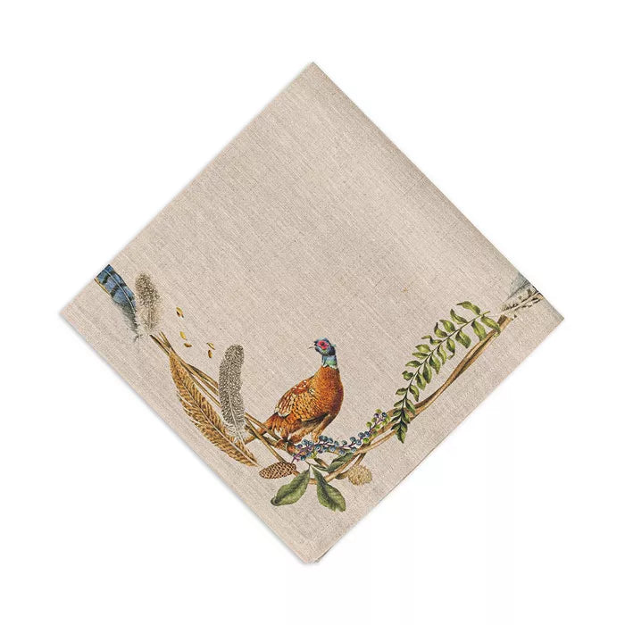 Juliska - Forest Walk Napkin w Animals - Cafe Au Lait