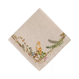 Juliska - Forest Walk Napkin w Animals - Cafe Au Lait