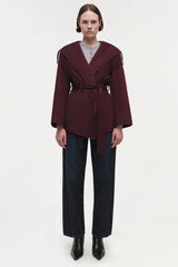 SIMKHAI - Rowen Fringe Jacket - Oxblood