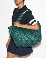 MZ Wallace - Medium Metro Tote Deluxe - Emerald