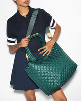 MZ Wallace - Medium Metro Tote Deluxe - Emerald