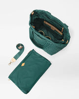 MZ Wallace - Medium Metro Tote Deluxe - Emerald