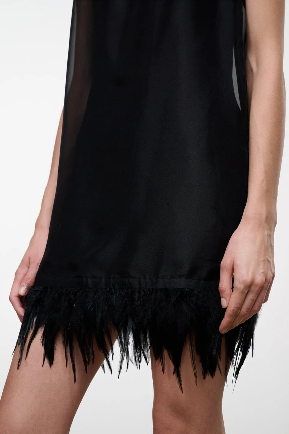 STAUD- Albee Mini Dress- Black